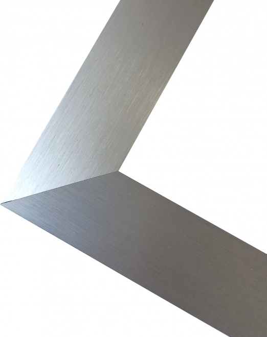 Eleganter Aluminiumrahmen Für Puzzle 70x50cm - Silber