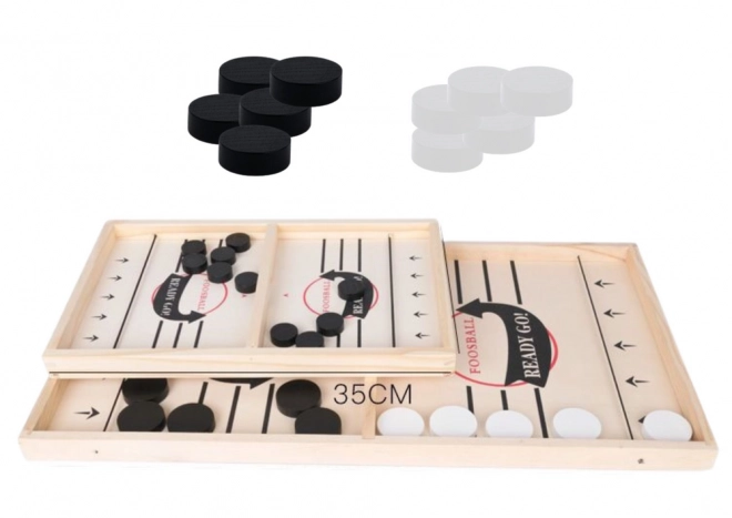 Katapult Tisch-Hockeyspiel aus Holz
