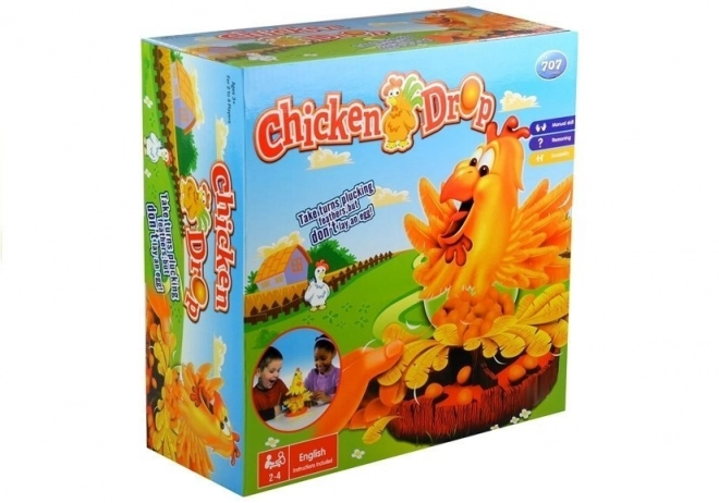 Lustiges Geschicklichkeitsspiel Zupf das Huhn