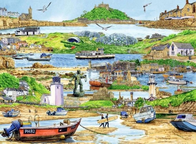 Ravensburger Puzzle Flucht nach Cornwall 500 Teile