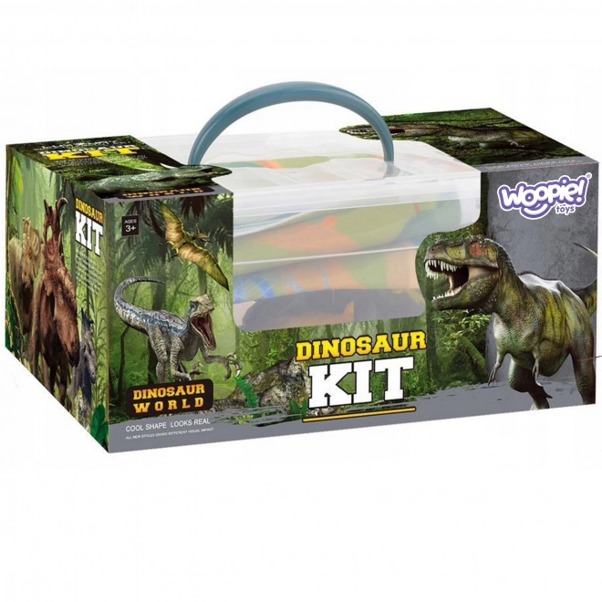 Großes Dino Figuren Set XXL mit Matte "Prähistorische Welt"