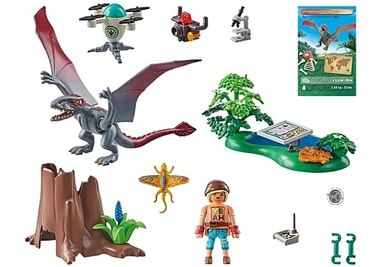 Forschungsstation für Dimorphodon-Dinosaurier von PLAYMOBIL