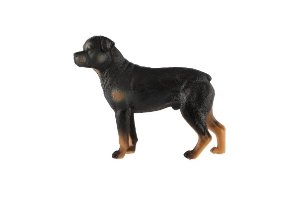 Rottweiler Hundespielzeug aus Kunststoff 8 cm