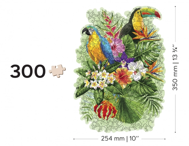 Holzpuzzle Tropische Vögel 300 Teile