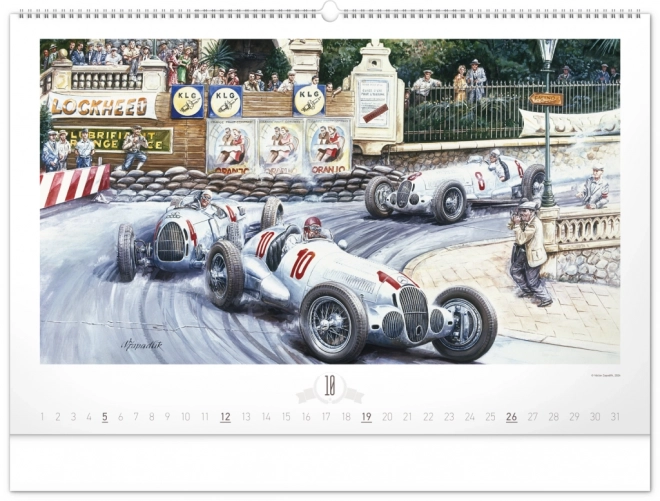 Wandkalender Oldtimer – Václav Zapadlík 2025