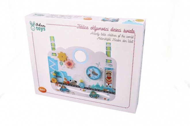 Aktivitätstafel für Kleinkinder Adam Toys