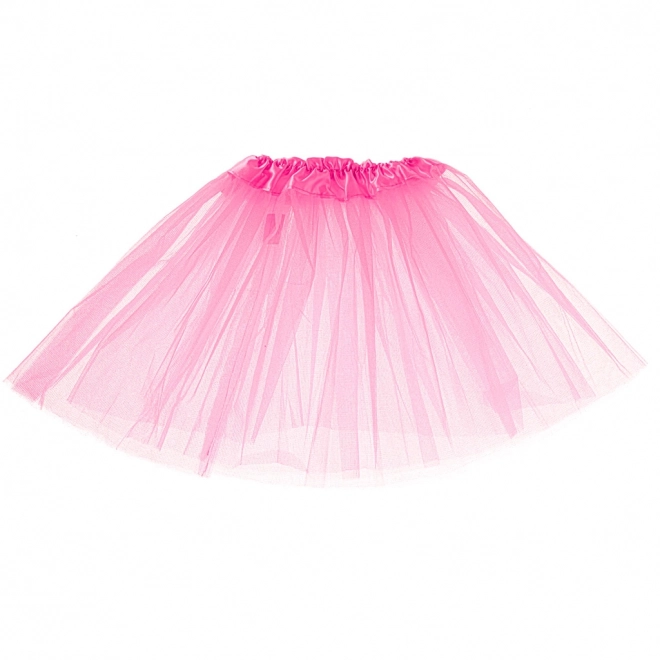 Tüllrock Tutu Kostüm Karneval Verkleidung Pink