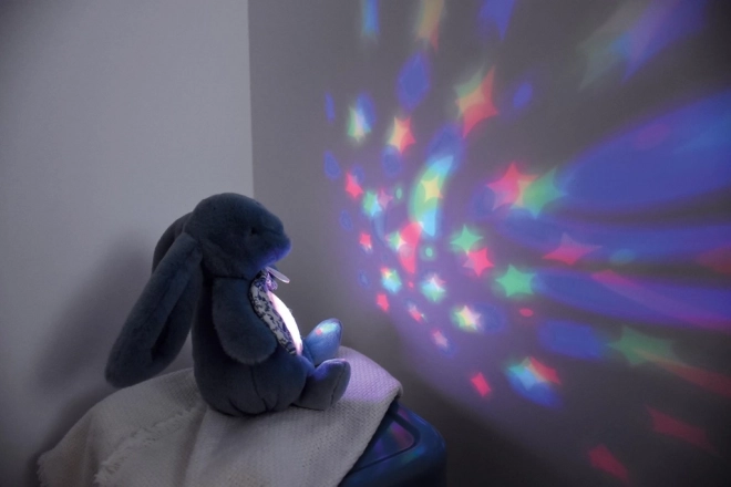 Doudou Spieluhr mit Projektion Hase Weiß