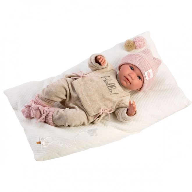 Baby Puppe Mimi mit Kissen 42 cm