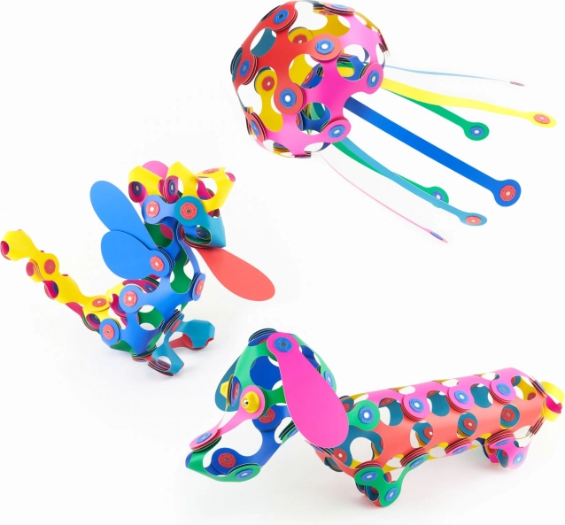 Clixo Super Regenbogen Magnetische Baukasten