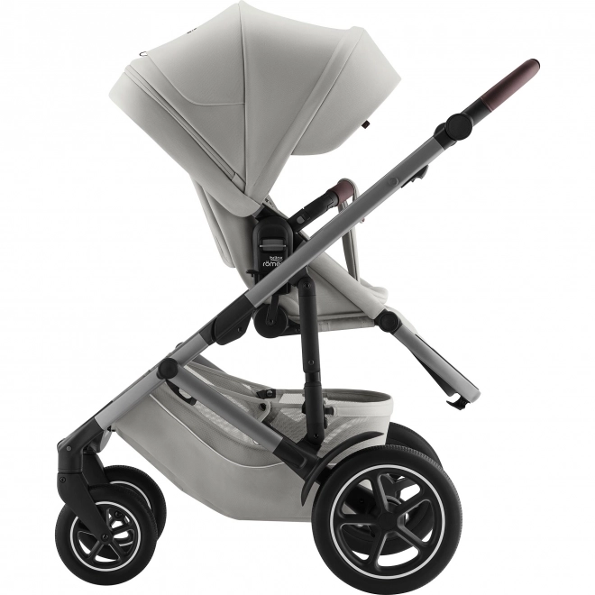 Komplettset Kinderwagen Smile 5Z mit Lux Babywanne in Linen Grey