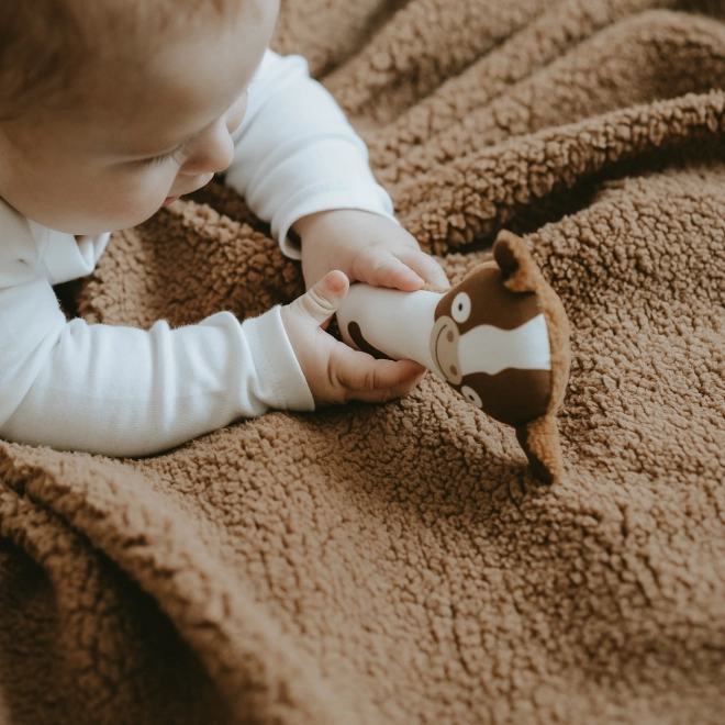 Ababu Kinderwagen-Spielzeug Rassel Kälbchen