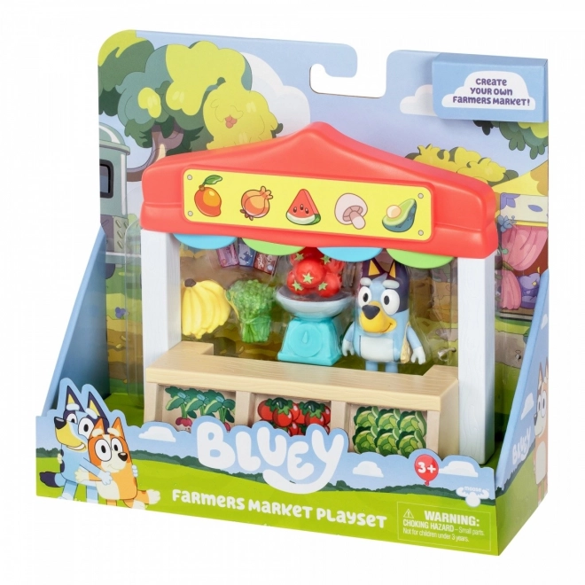 Bluey Mini Figuren Set - Einkaufsmarkt