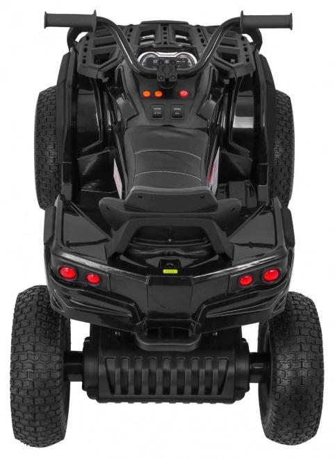 Kinder-Quad ATV Air Batterie Quad Schwarz + aufblasbare Räder + Radio MP3 + langsamer Start