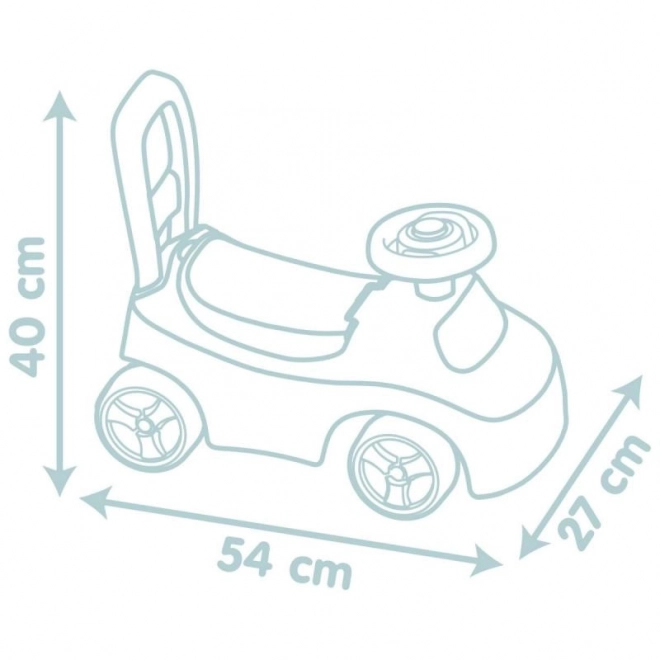 Stabiles Kinderauto-Laufrad mit Hupe