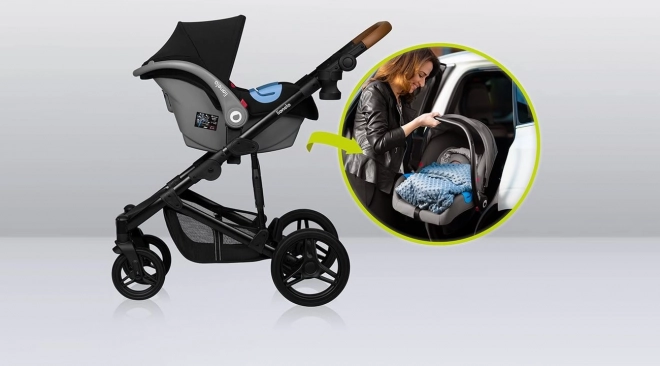 Kombikinderwagen 3in1 Lionelo Mari Tour Black Onyx