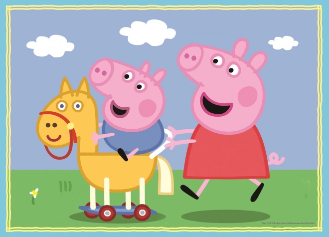 Peppa Wutz Puzzle Set 4 in 1