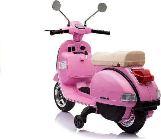 Elektrischer Roller Vespa Rosa