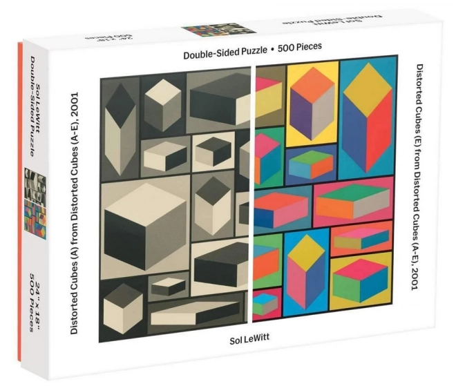 Galison Doppelseitiges Puzzle Sol Lewitt 500 Teile