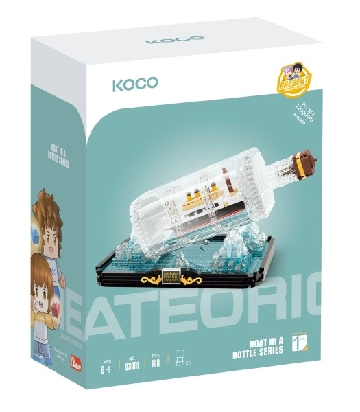 Bausatz KOCO Titanic in der Flasche