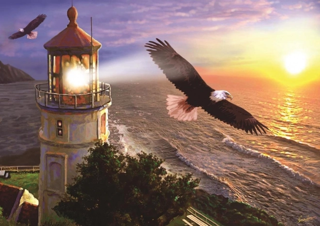 Puzzle Flug bei Morgengrauen 1000 Teile