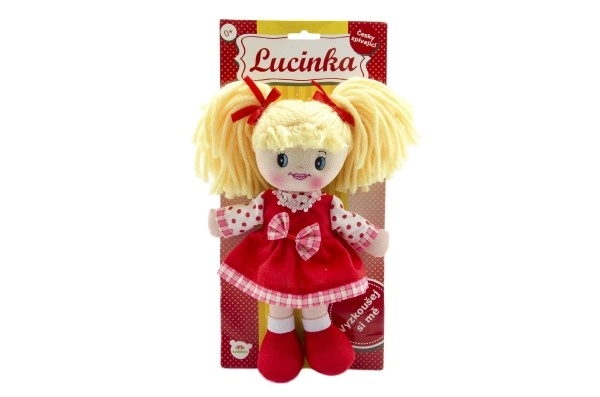 Sprechende Stoffpuppe Lucinka 30 cm