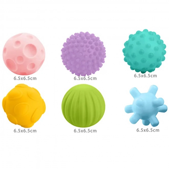Woopie Baby Sensorik Bausteine zum Quetschen 6-teilig