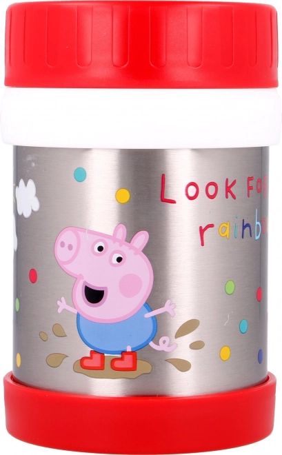 Peppa Pig Thermodose Edelstahl für Essen 284 ml