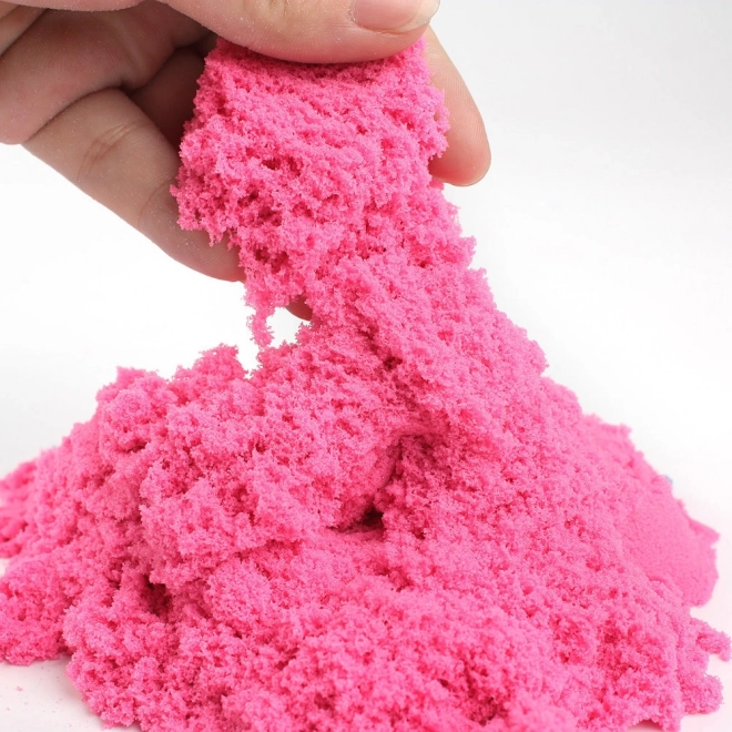 Grüner kinetischer Sand im Beutel 1kg – Rosa