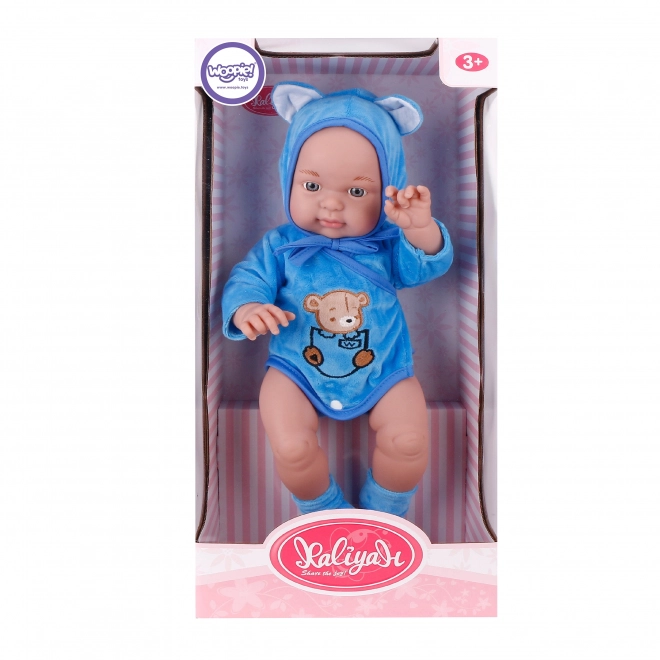 Woopie baby puppe mit bär outfit 46 cm