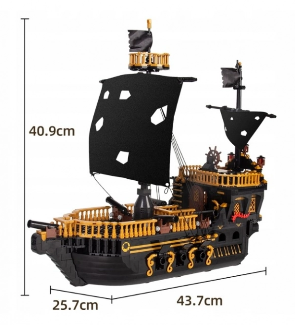 Piraten-Schiff Bausteine Set