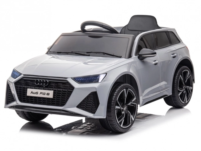Elektrisches Audi RS 6 Spielzeugauto für Kinder – Blau