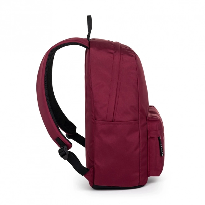 Schulrucksack OXY Runner Weinrot