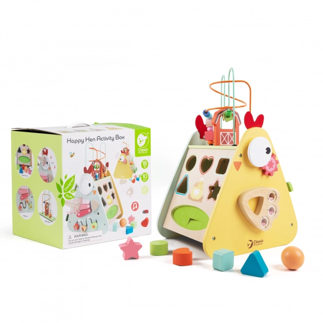 Montessori Spielwürfel 10-in-1 Glückliche Farm XXL