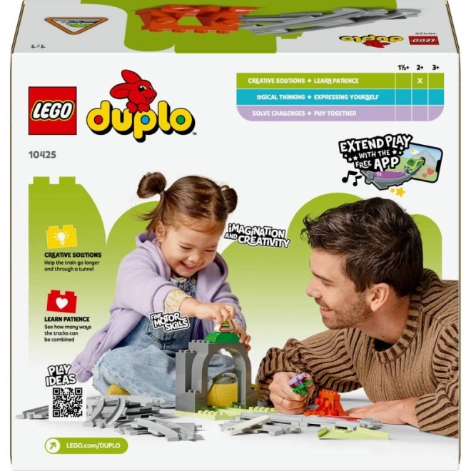 Lego Duplo Tunnel und Schienen Erweiterungsset