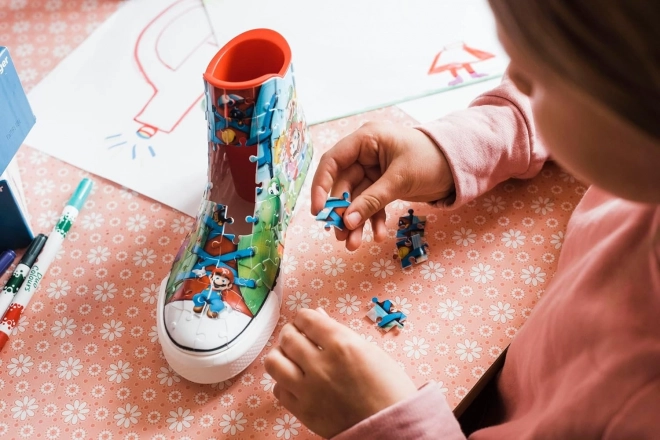 3D-Puzzle Sneaker Super Mario - 108 Teile