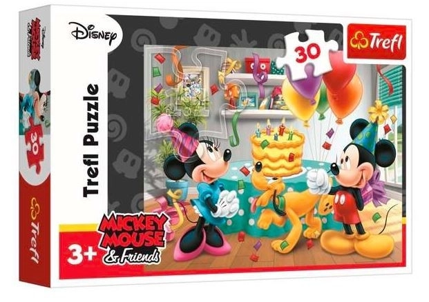 Puzzle Mickey Mouse: Geburtstagfeier