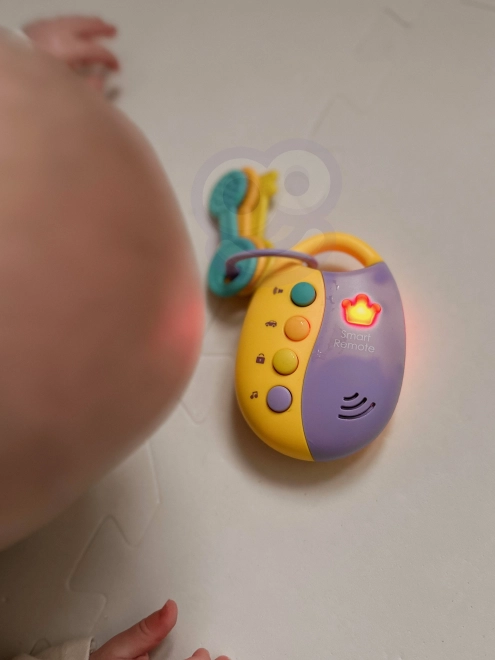 Interaktives Autoschlüssel-Set mit Fernbedienung und Beißring für Babys