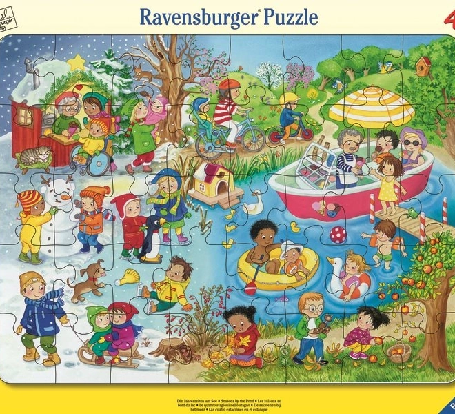 Ravensburger Puzzle Vier Jahreszeiten am Wasser 30 Teile
