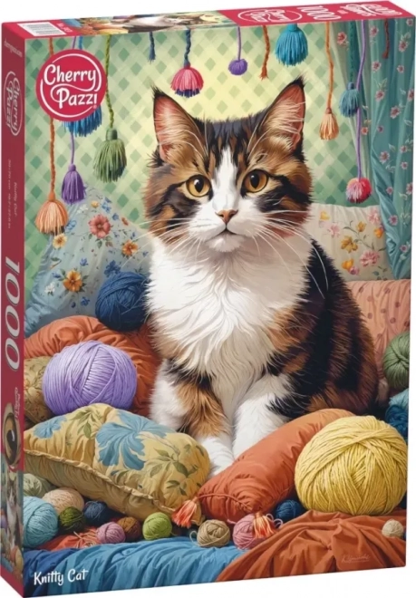Cherry Pazzi Puzzle Katze im Garn