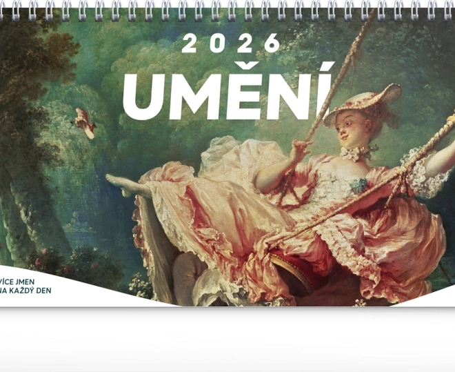 Tischkalender Kunst 2026 – 14-Tage