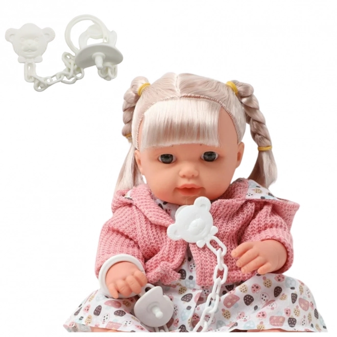 Baby-Puppe mit Geräuschen und Zubehör