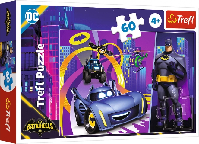 Puzzle Batman und Batwheels 60 Teile