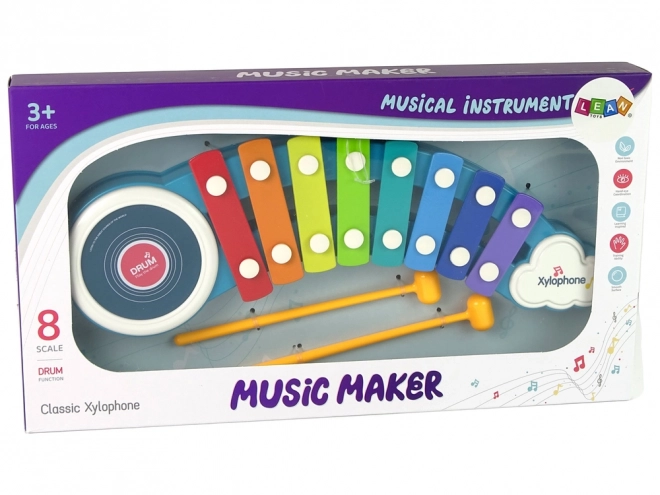 Bunte Glockenspiele Trommel Kinder Musik