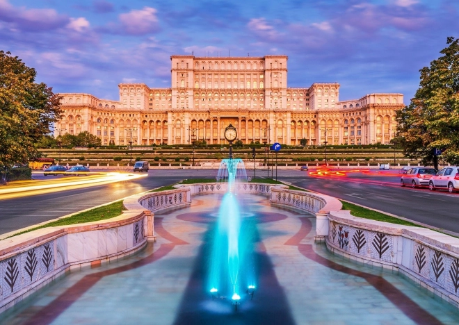 Puzzle Parlamentsplatz Bukarest 1000 Teile