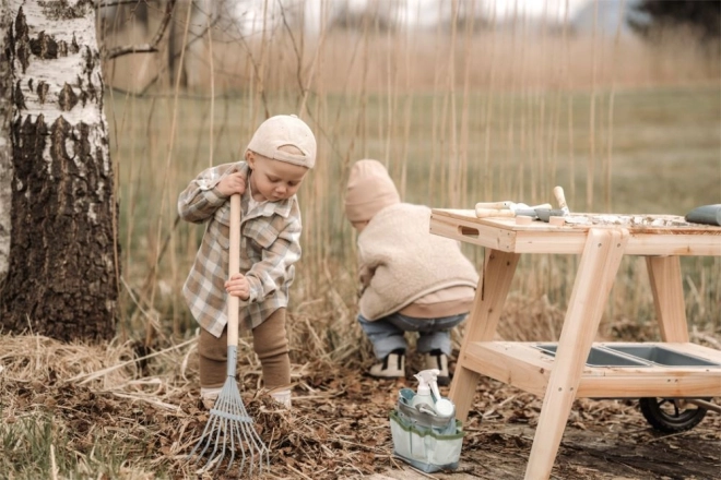 Kleiner Fuß Gartenwerkzeugset in der Tragetasche