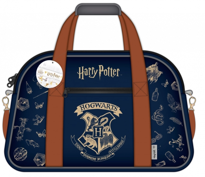 Harry Potter Sporttasche in Marineblau und Gold