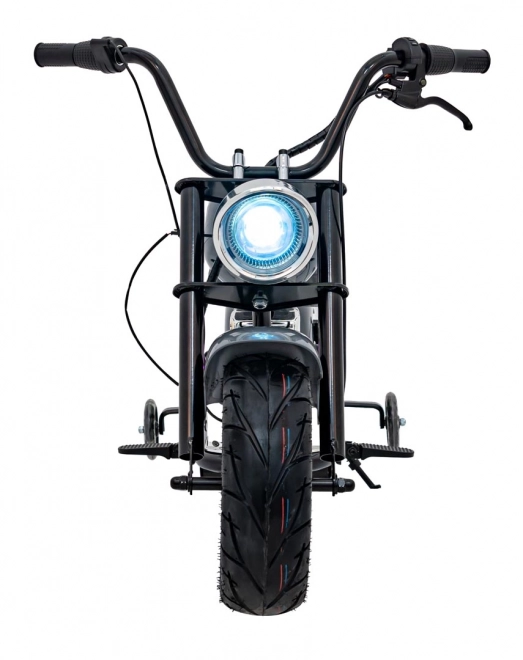 Motorrad Chopper Warrior Grau