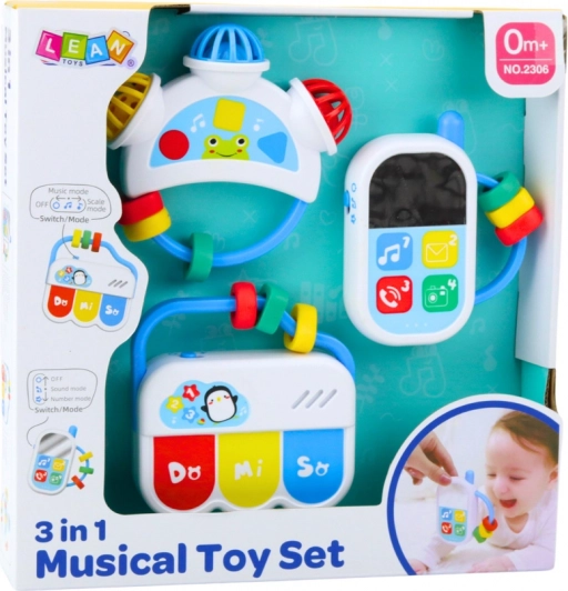 Musikspielzeug-Set für Kleinkinder 3-in-1