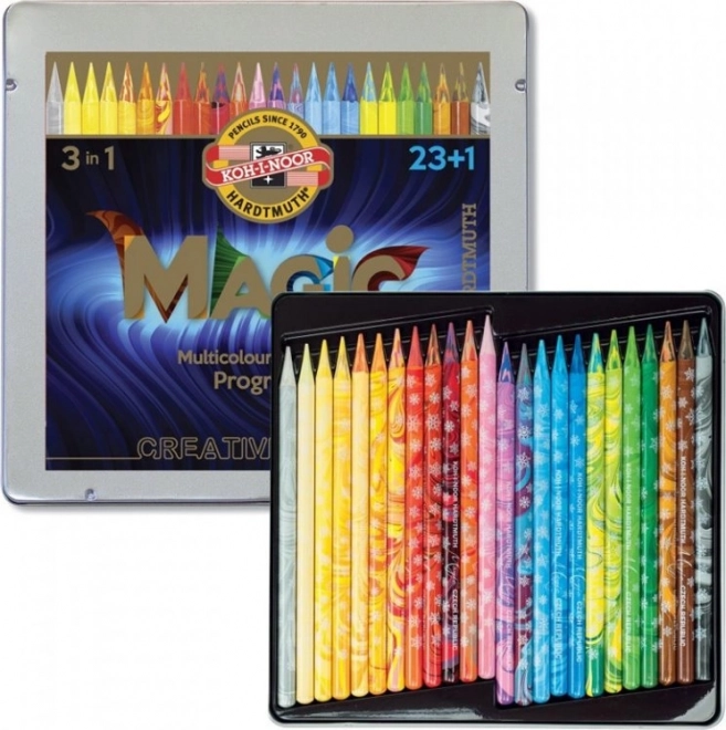 Kunst Pastellstifte Magic 3-in-1 Set - 24 Stück